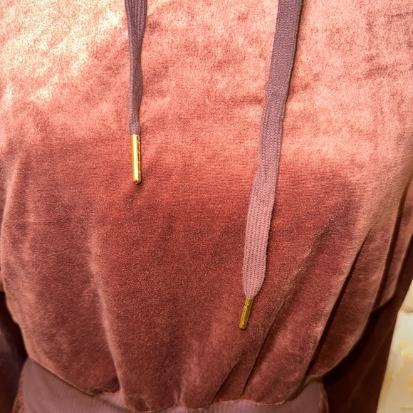 Bebe Velour Hoodie dress NEW WITH TAGS ! - Picture 11 of 12